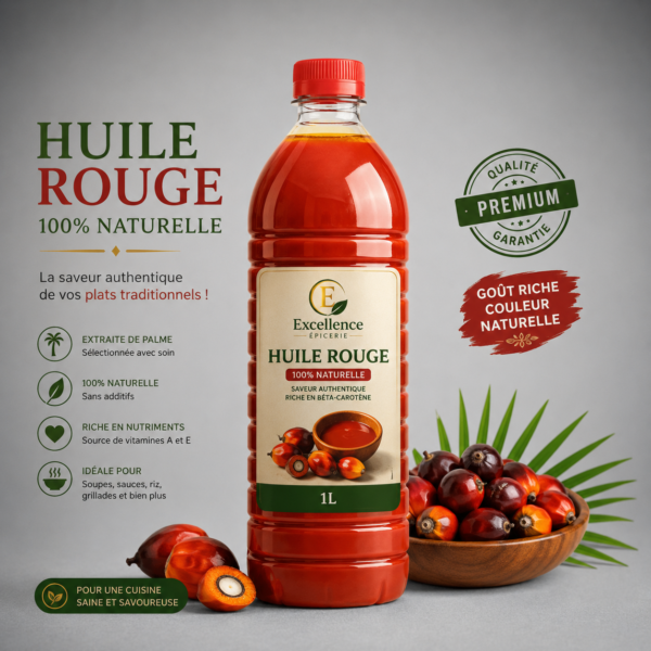 Huile rouge de palme